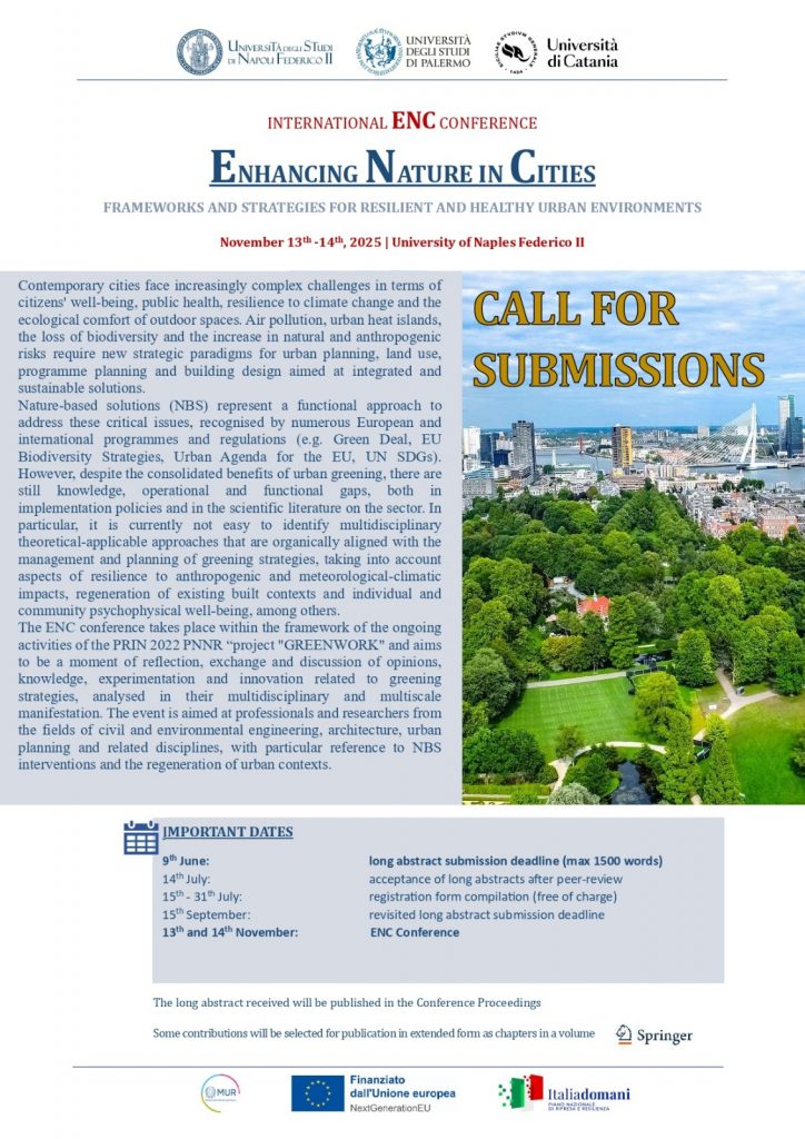 Enc Conference Prin 2022 Pnrr Greenwork An Interdisciplinary